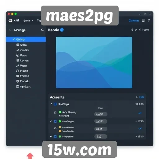 interface de maes2pg é intuitiva e acessível